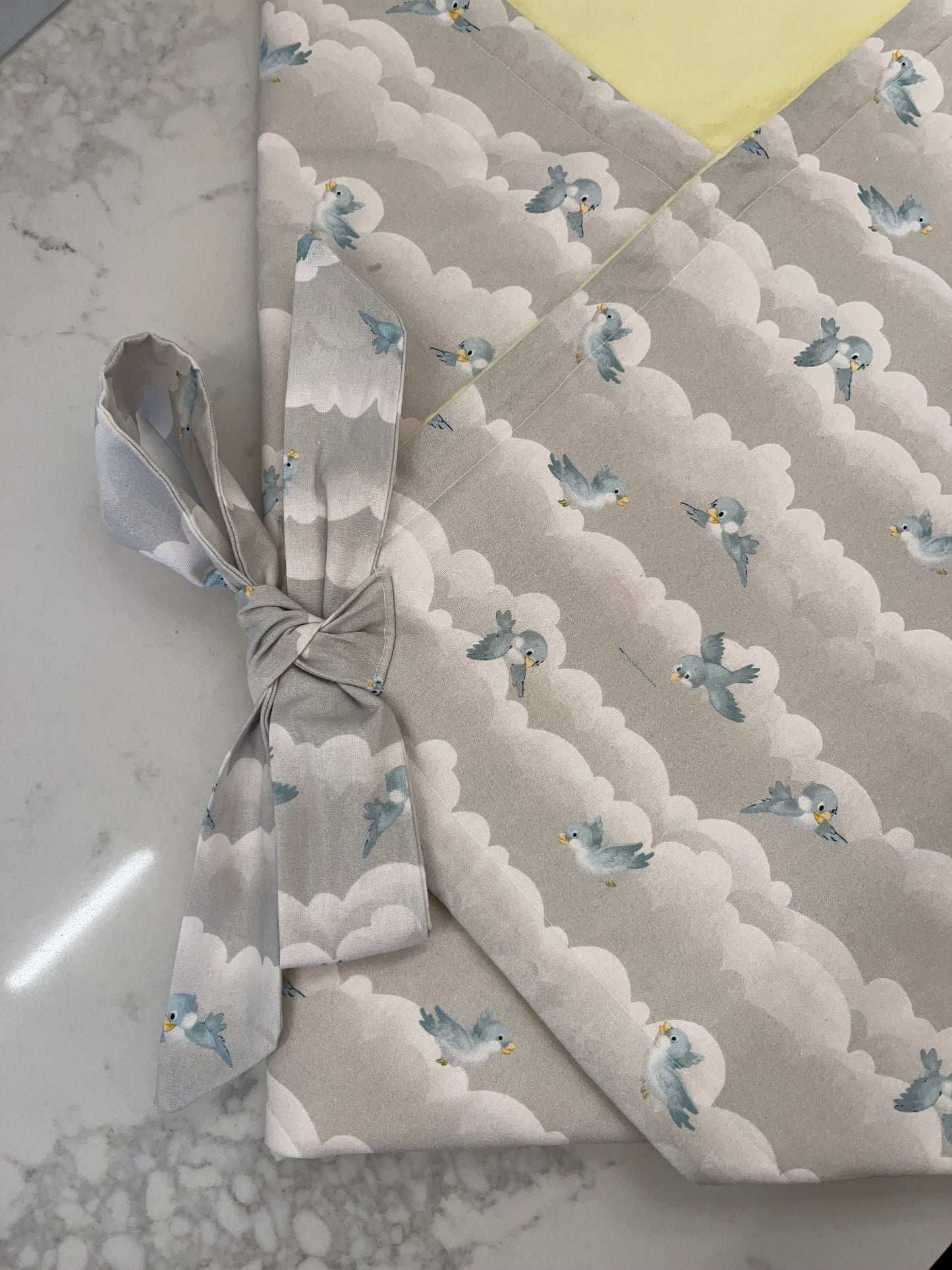 Handmade Baby Blanket with Ties