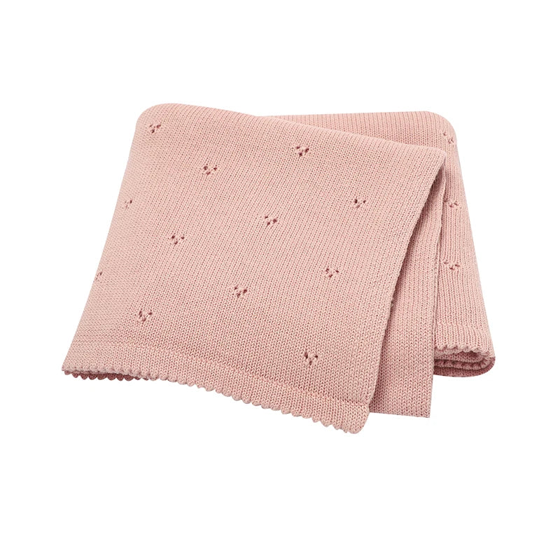 Luxury Knit Pink Sweetheart Blanket